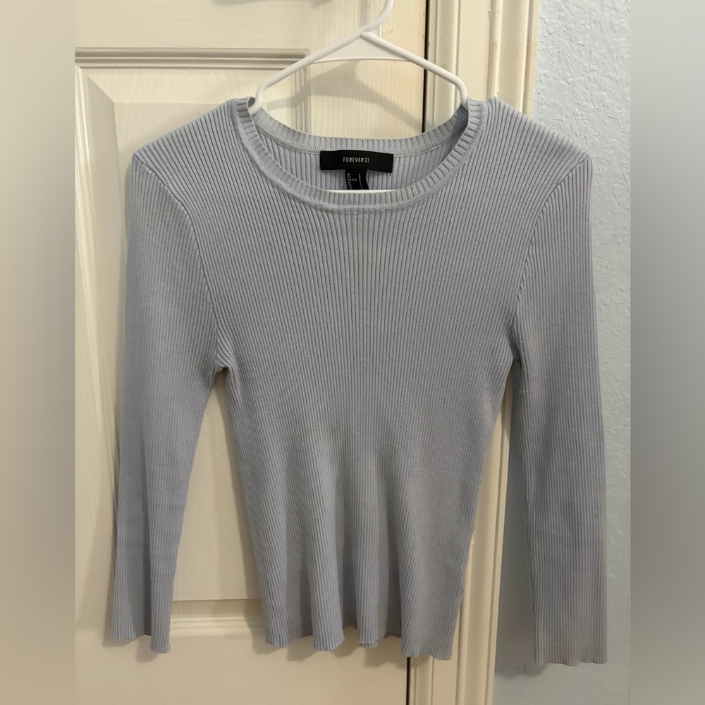 Forever 21 Light Blue Sweater